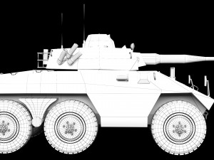 ee-9 cascavel 3D Model