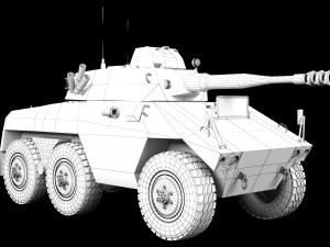 ee-9 cascavel 3D Model