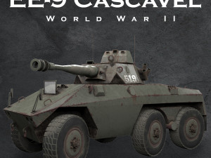 ee-9 cascavel ver 2 3D 모델
