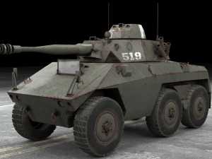 ee-9 cascavel ver 2 Modelo 3D