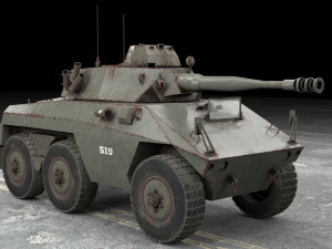 ee-9 cascavel ver 2 Modelo 3D