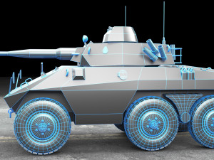 ee-9 cascavel ver 2 Modelo 3D