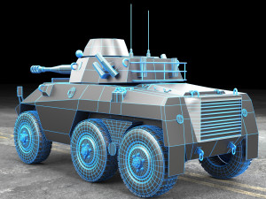 ee-9 cascavel ver 2 Modelo 3D