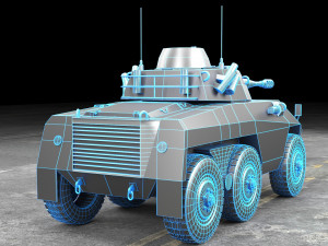 ee-9 cascavel ver 2 Modelo 3D