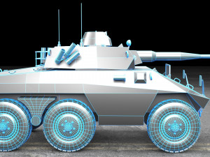 ee-9 cascavel ver 2 Modelo 3D