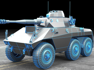 ee-9 cascavel ver 2 Modelo 3D
