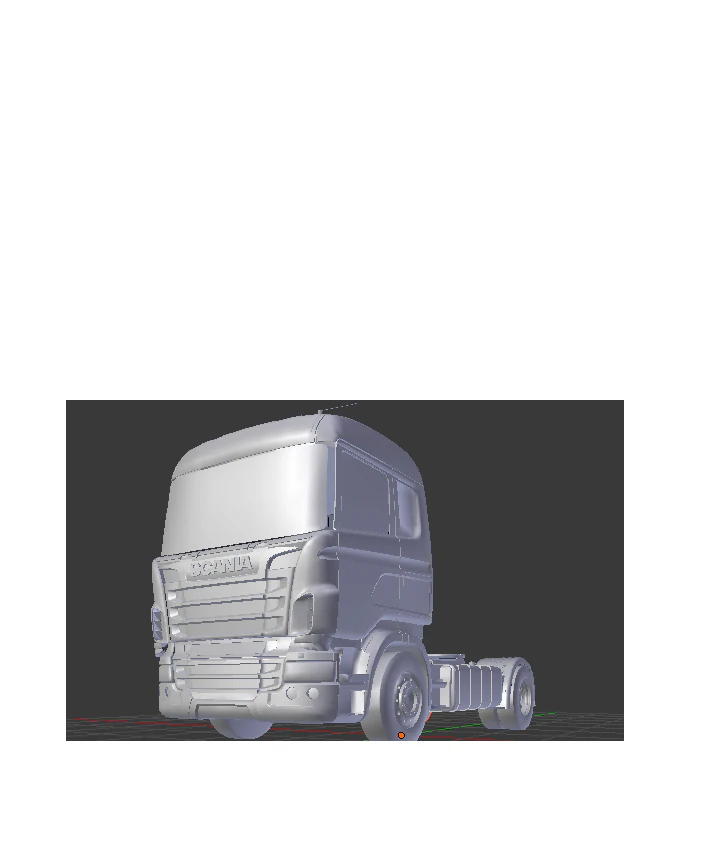 scania 3D Model .c4d .max .obj .3ds .fbx .stl .blend