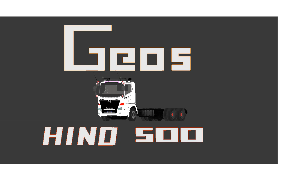 hino 500 3D Model .c4d .max .obj .3ds .fbx .stl .blend 