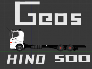 hino 500 3Dモデル