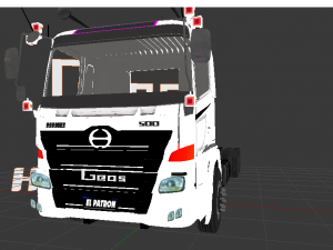 hino 500 3Dモデル