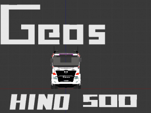 hino 500 3Dモデル