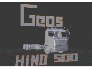 hino 500 3Dモデル