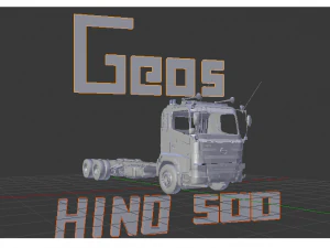 hino 500 3D Model