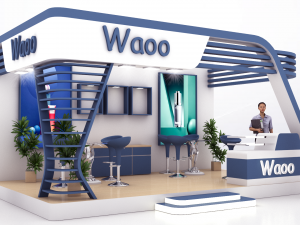 exhibition booth Modelo 3D