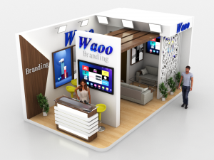 exhibition booth 3D Model