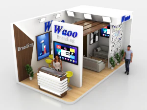 exhibition booth 3D Model