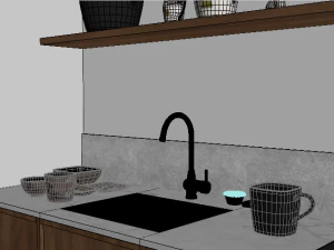 cucina Modello 3D