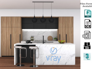 kitchen 01 3D Model