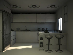 kitchen 02 3D Model