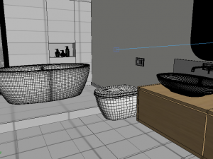 bathroom 02 3D 模型