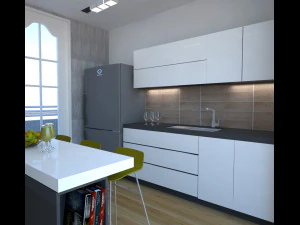 cozinha moderna 03 Modelo 3D