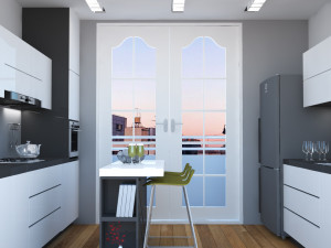 modern kitchen 03 3D Model