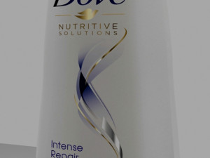 dove shampoo bottle Modelo 3D