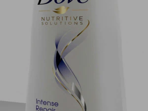 dove shampoo bottle 3D Model