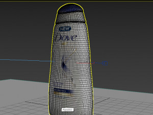 dove shampoo bottle Modelo 3D