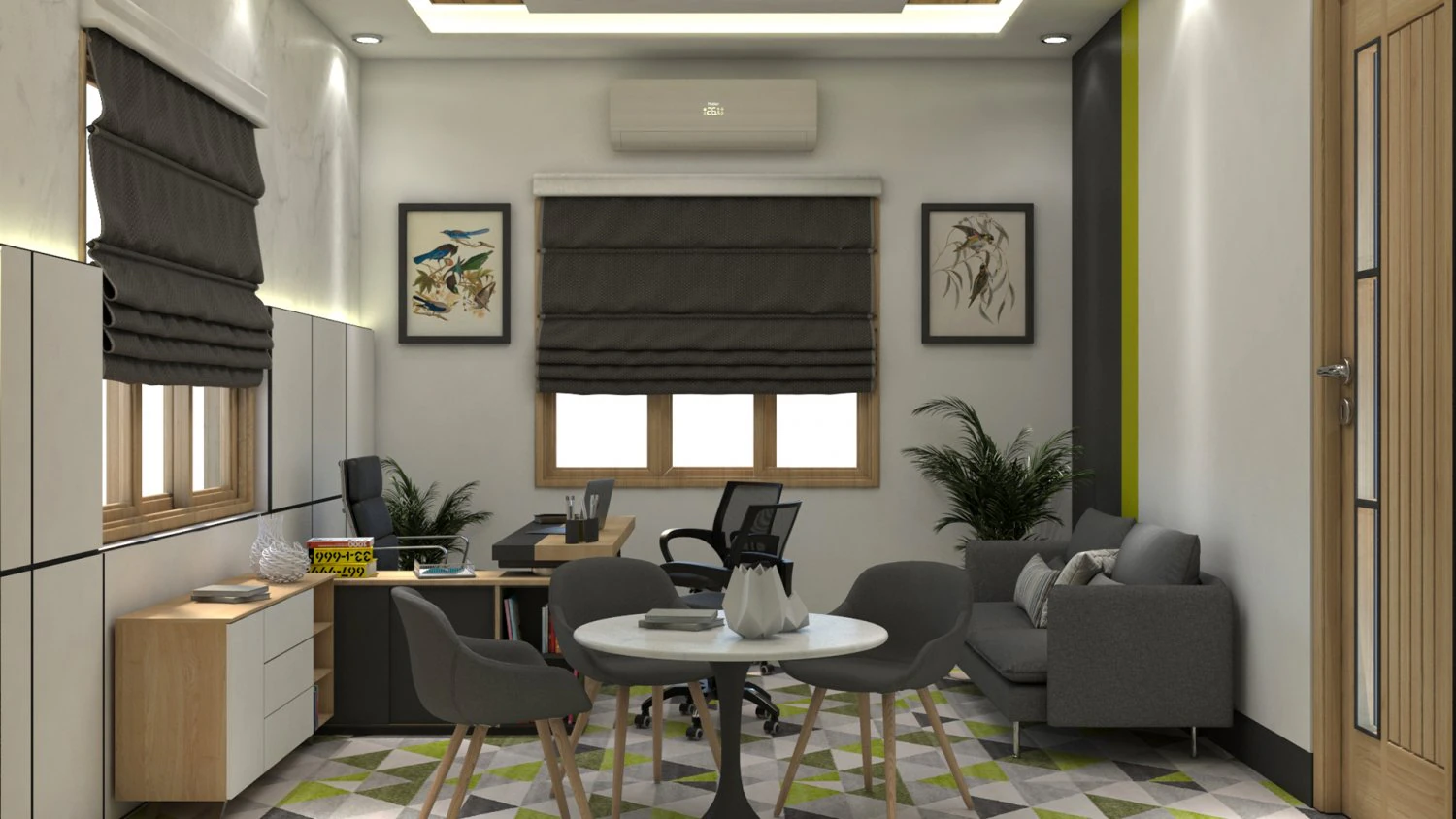 director office 3D Model .c4d .max .obj .3ds .fbx .stl .blend 