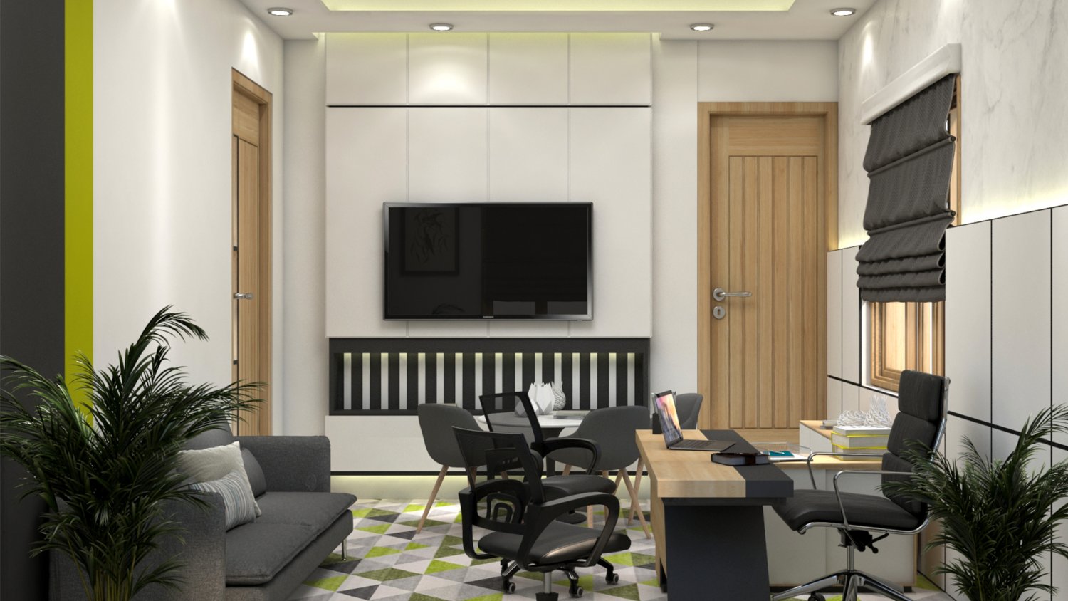 Office 3d model. Director Office. Монтор Chipix модель офис р70537.