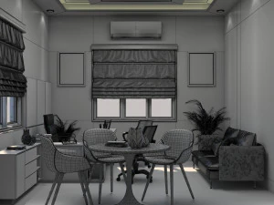 director office 3D Model