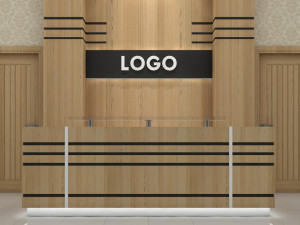 reception desk Model 3D