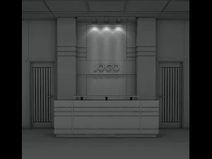 reception desk 3D Model