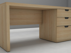 computer table 3D Model
