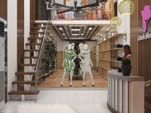 Cloth shop Modelo 3D