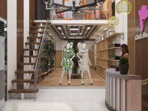 Cloth shop 3D Model