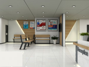 hospital model 3D 모델