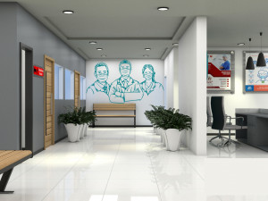 hospital model 3D 모델
