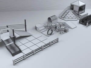 kids play ground 3D Model