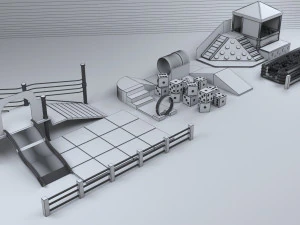 kids play ground 3D Model