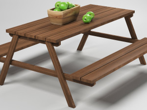 bench model 3D Model