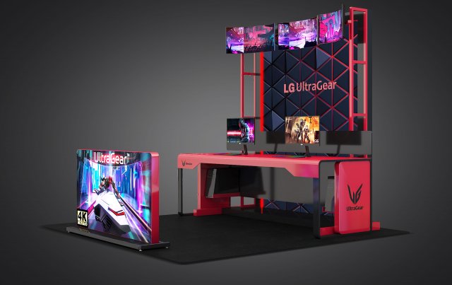 Office Desk 3D-Modell .c4d .max .obj .3ds .fbx .stl .blend 