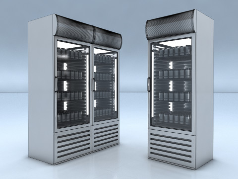 Supermarket Shop Collection Modello 3D