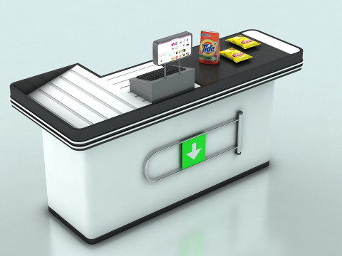Supermarket Shop Collection Modello 3D