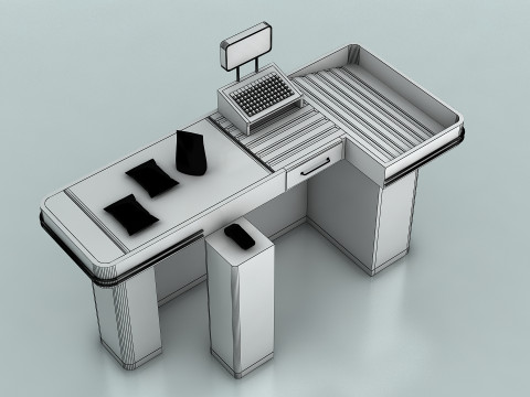 Supermarket Shop Collection Modello 3D