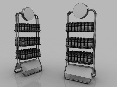 Supermarket Shop Collection Modello 3D