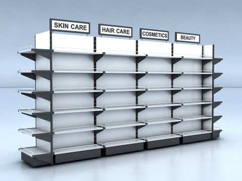 Supermarket Shop Collection Modello 3D