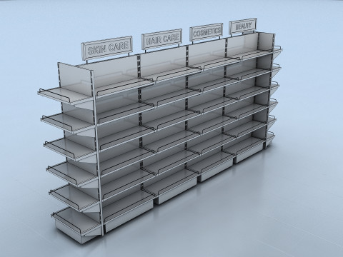Supermarket Shop Collection Modello 3D