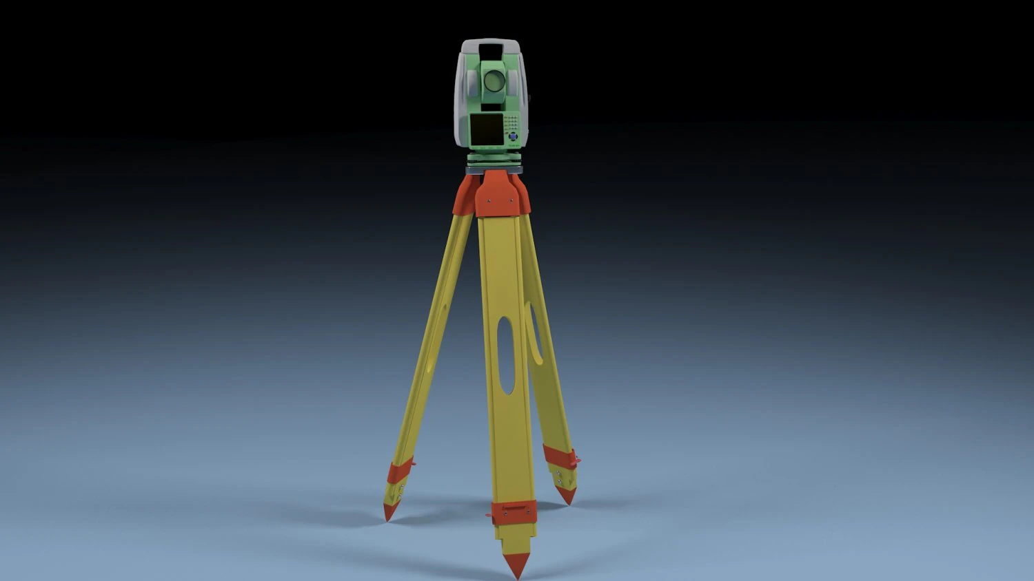 total station 3D Model .c4d .max .obj .3ds .fbx .stl .blend 